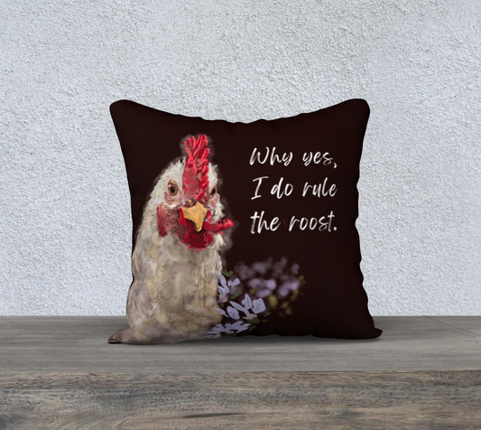 Rule the Roost Pillow Cover - Chad